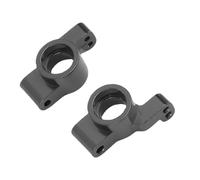 RiToEasysports 1/24 Scale RC Car Alloy Rear Steering Cups, Precise Steering Parts, Long Lasting Performance, Enhanced Simulated Effect, Key Replacement Parts, Right and Left, Made According to (Black)