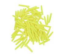RiToEasysports 100pcs Fishing Float Indicators, Durable Tear Drop Bobbers Tackle Accessory with Lightweight Design for Easy Visibility in Low Light, Orange Yellow Options (Yellow)