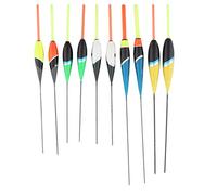 RiToEasysports 10Pcs Colorful Fishing Carp Floats Bobbers,Fishing Floats Bobber Stick Fishing Tackle Accessories for Saltwater,Freshwater