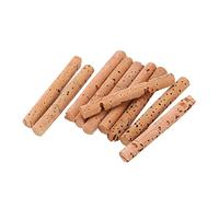 RiToEasysports 10Pcs European Style Carp Fishing Cork Sticks, Oak Material Small Portable Buoyancy Bait Tuning Accessories, with Multiple Uses for Anglers and Fishing Rigs