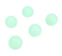 RiToEasysports 10PCS Glow in The Dark Balls, Fluorescent Green ABS Plastic Luminous Balls with Long Lasting Glow for Night Running Camping Party Games