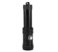 RiToEasysports 1200 Luminous Flux Dive Light, Water Proof 50m Underwater Flashlight with Extended Battery Life, Ideal for Diving, Fishing, Emergency, etc. (Black)