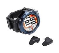 RiToEasysports 2 in 1 Smart Watch with Wireless Earbuds, 1.52 Inch HD Screen Fitness Tracker Smartwatch MP3 Music Storage NFC, with Smart Noise Reduction Technology, for Sports and Outdoor (Blue)
