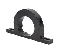 RiToEasysports 2 In Tube Steering Column Bracket Billet Aluminum Upper Column Mount 2 Inch Keyed Anti Drop Design Mirror Polished Easy Install for Universal (Black)