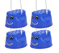 RiToEasysports 2 Pairs of Stilts with Touching Massage and Non -slip Design Go Light and Easy to Wear for 2 Years Old and Higher in Red and Blue (Blue)