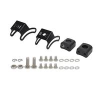 RiToEasysports 2 Set LED Light Bar Mounting Bracket Black Die Casting Aluminum Slide Mount Base with 70 Degree Adjustable Angle Shock Resistant Fit for Off Road Vehicles