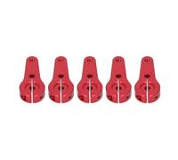 RiToEasysports 25T Servo Horns, 5 Pcs M3 Aluminum Alloy RC 31mm Metal Steering Arms for RC Car Redcat Axial Scx10 D90