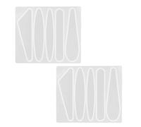 RiToEasysports 2pccs Barrette Mold Silikon Pin for the Craft Project (Type 1)