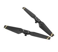 RiToEasysports 2pcs Propeller for Spark Drone, Quick Release Folding Blades with Stability and Performance, Replacement Spare Parts (Black gold edge)