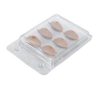 RiToEasysports 3 Eyelid Pairs in Silicone with False Eyelashes for a Formation of Eyelash Transplant, Mannequin Head Eyelids for Display Models (Brown)