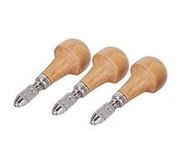 RiToEasysports 3 PC Precision Pin Vise Set Micro Graver Type Chuck Lock Nozzle Gold Jewelry Making Tool for Woodworkers and Enthusiasts