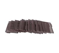 RiToEasysports 30PCS Bait Stoppers, Sturdy Plastic Boilie Stops for Carp Fishing Tackle, with Extender for Boilies Pellets Meat Corn (Coffee)