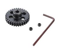 RiToEasysports 32T RC Motor Gear,M1 5mm Gear Bore Steel Anti Rust Steel RC Motor Pinion Gear for Arrma 1/7 1/8 RC Car Replacement Motor Gear Parts Car Model Accessory Model Toy