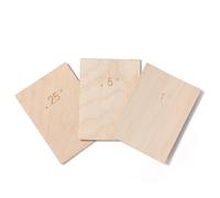 RiToEasysports 3pcs Guitar Neck Shim Set, Crafted From Solid Hard Maple Wood, Includes 0.25°, 0.5°, and 1° Angles, for Guitar, Fretboard Spacer