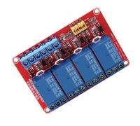RiToEasysports 4 Channel Optocoupler Relay Module, 5V/12V/24V Relay Control Board with High Low Level Actuator Fault-Tolerant Design for Projects (5V)