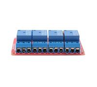 RiToEasysports 4 Channel Optocoupler Relay Module, 5V/12V/24V Relay Control Board with High Low Level Actuator Fault-Tolerant Design for Projects (24V)