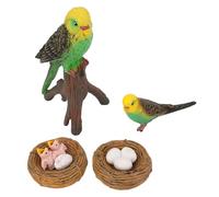 RiToEasysports 4 Pcs Bird Figure Toys, Animal Growth Life Cycle Figurine Model Educational Toy with Vivid Details for Kids Home Classroom Decor