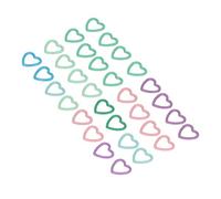 RiToEasysports 40Pcs Crochet Stitch Markers Ideal for Quick Hooking Metal Knitting Stitch Eyelets, Knitting, Or for Crochet Enthusiasts