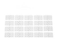 RiToEasysports 40PCS RC Pinned Hinges,Plastic Remote Control Hinges RC Airplane Plane Model Aircraft Parts (Large)
