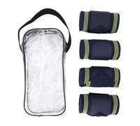 RiToEasysports 4pcs Equine Leg Bandages, Elastic Horse Leg Wraps with Adjustable Closure for Injury Prevention Support Racing Performance