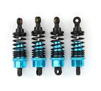RiToEasysports 4pcs RC Shock Absorbers,Aluminium Alloy Reduce Vibration RC Car Spring Damper for HSP 1/10 RC Drift Car (Blue)