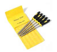 RiToEasysports 5 Pcs Guitar Fret Nut Files Set, Metal Repair Tools with Non Slip Rubber Handle for Guitar Ukulele Banjo Shaping Smooth Cutting