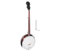 RiToEasysports 5 String Banjo, Full Size Banjoes 5 String Banjos Professional with Resonator Remo Head Maple Neck Fretboard Sapele Back for Adults Beginner Musical Travel