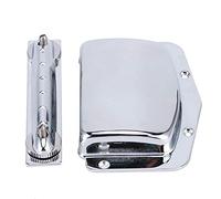 RiToEasysports 6 String Electric Guitar Adjustable Archtop Tailpiece Bridge Cover Plate, Replacement Accessory for Guitar Enthusiasts, Superior Performance, 3 Colors (Silver)