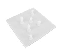 RiToEasysports 7 PCs Schaakhars Easy Demoughing Silicone Form for Do -The -Self Chess Set for Chess Lovers