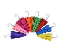 RiToEasysports 8 Pcs Mini Doll Umbrella Toy Colorful Doll Acrs Materials for the Development of the Pleasure and Imagination of Children [Christmas/Memorial Day]