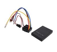 RiToEasysports 80A Brushed ESC, Electronic Speed Controller and Program Card Set for 1/10 1/8 RC Boat Climbing Car, Water Proof with T Plug Male, Suitable for Outdoor Use, Simple Operation,