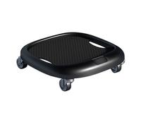 RiToEasysports Abdominal Training Wheel Plate, ABS Abdominal Workout Roller Disc with Silent Wheels, Core Muscle Training, Smooth Rolling, Home Gym Exercise for Adults (Black)