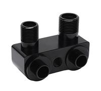 RiToEasysports AC Compressor Fitting, 90° Turn Angle with Premium Material, Craftsmanship and Precision Engineering, 2 Male AC Line Fittings for Classic Hot Rod, GM Performance,