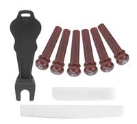 RiToEasysports Acoustic Guitar Accessories,Cocobolo Wood Guitar Bridge Pin Pegs Puller for Stringed Instrument Replacement (MX0230D)