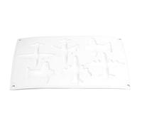 RiToEasysports Airplane Shape Silicone Cake Mold Durable Baking Chocolate Decoration Mold for Kitchen Home 11.7x6.9in, Safe for Ovens & Microwaves, Non-Stick for DIY French Desserts, 1 X Silicone