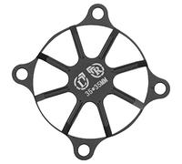 RiToEasysports Aluminum Alloy Cooling Fan Cover, Motor ESC Heat Dissipation Protective Guard with CNC Machining for RC Car (Black)