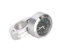 RiToEasysports Aluminum Alloy Motorcycle Handlebar Watch Shockproof Clock, Easy Time Reading for Riders, Compatible with 22mm/0.87in and 25mm/1.0in Handlebars