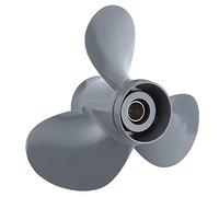 RiToEasysports Aluminum Alloy Outboard Propeller 13 Spline Tooth 3 Blades 11 1/4 X 13 Fit for, Tuned Vents for Fast Hole Take/Attempt, Easy Installation
