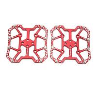 RiToEasysports Aluminum Alloyed Pedal Platform -adapter for SPD Bicycle System, the Lock Pedal Immediately Flat, Easy to Use (Red)