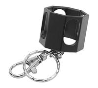 RiToEasysports Aluminum Billiard Chalk Holder, Magnetic Wearproof Pool | Compact Lightweight, 1in Inside Diameter Octagonal Design, Magnetic Snap Clasp for Easy Carry, Fits Most Cue Chalk