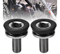 RiToEasysports Anti-rust-water-density Bicycle Flower Screw 6PCs Set, Easy to Install, for Square-hole-middle-wave Crank, Mountain Bike