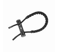 RiToEasysports Archery Wrist Rope, Adjustable Braided Polyester Strap with Comfortable Grip for Bow Stabilization and Shot Control (Black)