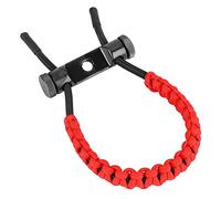 RiToEasysports Archery Wrist Rope, Adjustable Braided Polyester Strap with Comfortable Grip for Bow Stabilization and Shot Control (Red)