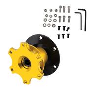 RiToEasysports Arrow Storage Case, Steering Wheel Hub Adapter, Golden, Universal Fitment, with Complete Accessories Included, Convenient for Racing and Safety, the Adapter, Snap Off Hub, for
