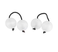 RiToEasysports Asalato Instrument,2 Pairs African Shaker Kashaka Musical Single Hand Percussion for Adults Beginner