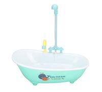 RiToEasysports Automatic Bird Bathtub Sturdy Multifunctional Cute Electric Shower Accessories for Birds, Plastic Bird Bathtub for Budgerigars,Lovebird,Cockatiel,3AA Batteries Not Included
