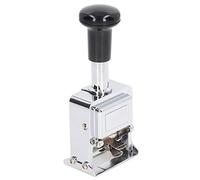 RiToEasysports Automatic Numbering Stamp Durable Zinc Alloy 8 Digit Handle Design Self Inking Number Stamp for Banking Accounting