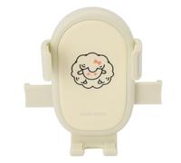 RiToEasysports Bike Phone Mount, Beige Sheep ABS PVC Motorcycle Phone Holder with Mirror Holder for Scooter