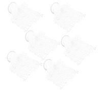 RiToEasysports Billiard Pockets 6pcs Durable White Nylon Webs 7.2cm Diameter for Pool Table Replacement