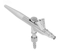 RiToEasysports Brass Airbrush Kit with Easy Loading Paint Sprayer for Beginners and Advanced Artists (Brass)